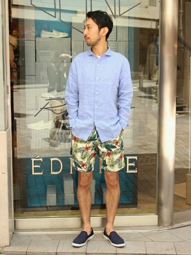 EDIFICE OFFICIALさん(メンズ・177cm)の春コーディネート