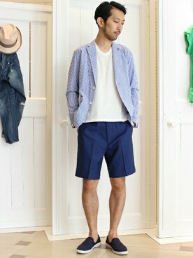 EDIFICE OFFICIALさん(メンズ・177cm)の春コーディネート