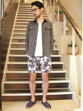 EDIFICE OFFICIALさん（メンズ・177cm）の春コーディネート