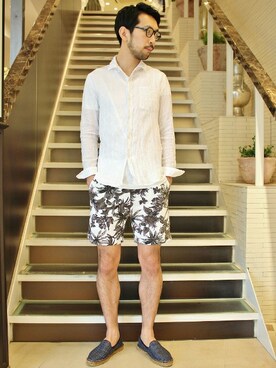 EDIFICE OFFICIALさん（メンズ・177cm）の夏コーディネート