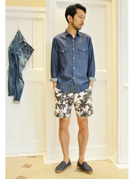 EDIFICE OFFICIALさん（メンズ・177cm）の春コーディネート