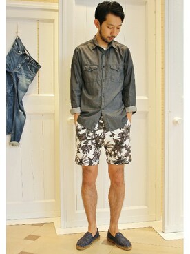 EDIFICE OFFICIALさん（メンズ・177cm）の春コーディネート