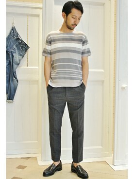 EDIFICE OFFICIALさん（メンズ・177cm）の春コーディネート