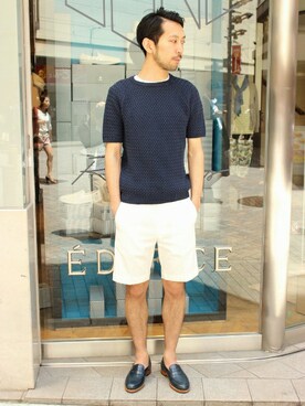EDIFICE OFFICIALさん(メンズ・177cm)の夏コーディネート