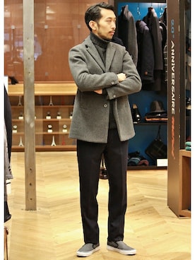 EDIFICE OFFICIALさん（メンズ・177cm）の秋コーディネート