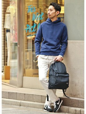 EDIFICE OFFICIALさん（メンズ・177cm）の春コーディネート