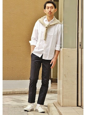 EDIFICE OFFICIALさん（メンズ・177cm）の春コーディネート