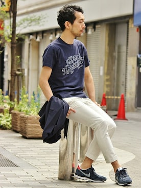 EDIFICE OFFICIALさん（メンズ・177cm）の春コーディネート