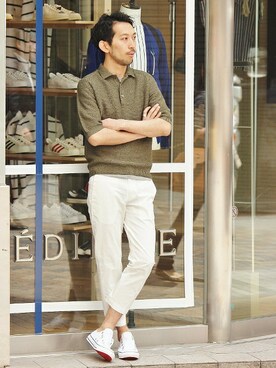 EDIFICE OFFICIALさん（メンズ・177cm）の春コーディネート