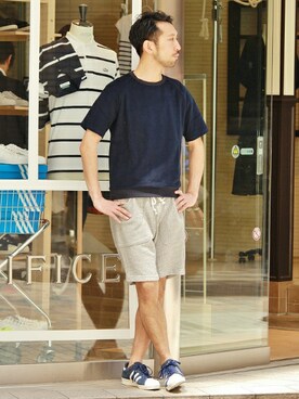 EDIFICE OFFICIALさん（メンズ・177cm）の春コーディネート