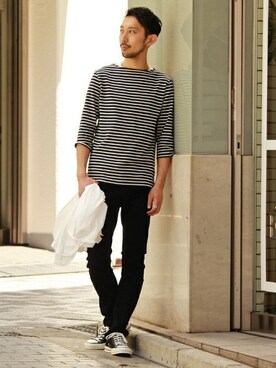 EDIFICE OFFICIALさん（メンズ・177cm）の春コーディネート