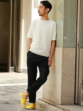 EDIFICE OFFICIALさん（メンズ・177cm）の春コーディネート