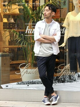 EDIFICE OFFICIALさん（メンズ・177cm）の春コーディネート