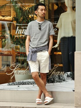 EDIFICE OFFICIALさん（メンズ・177cm）の夏コーディネート