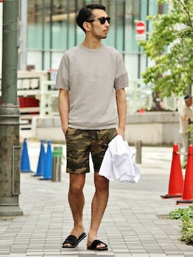 EDIFICE OFFICIALさん（メンズ・177cm）の夏コーディネート