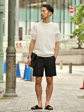 EDIFICE OFFICIALさん（メンズ・177cm）の夏コーディネート