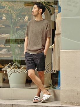 EDIFICE OFFICIALさん（メンズ・177cm）の夏コーディネート