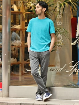 EDIFICE OFFICIALさん(メンズ・177cm)の夏コーディネート