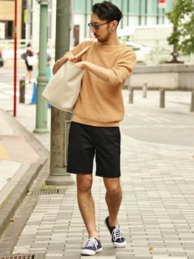 EDIFICE OFFICIALさん（メンズ・177cm）の夏コーディネート