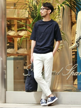 EDIFICE OFFICIALさん(メンズ・177cm)の夏コーディネート