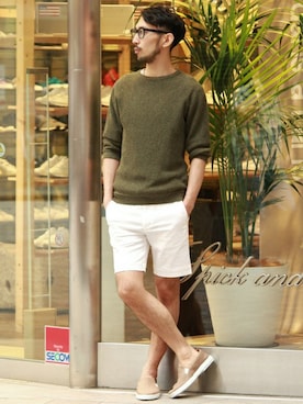 EDIFICE OFFICIALさん（メンズ・177cm）の夏コーディネート