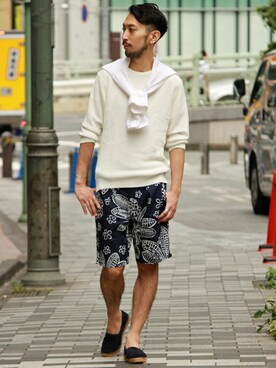 EDIFICE OFFICIALさん（メンズ・177cm）の夏コーディネート