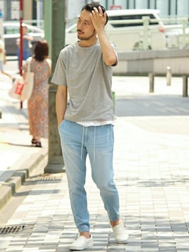 EDIFICE OFFICIALさん(メンズ・177cm)の夏コーディネート