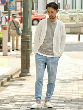 EDIFICE OFFICIALさん(メンズ・177cm)の夏コーディネート