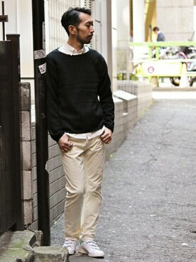 EDIFICE OFFICIALさん（メンズ・177cm）の冬コーディネート