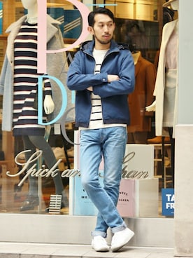 EDIFICE OFFICIALさん（メンズ・177cm）の秋コーディネート