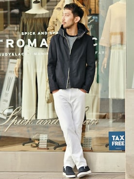 EDIFICE OFFICIALさん（メンズ・177cm）の春コーディネート