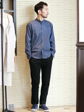 EDIFICE OFFICIALさん（メンズ・177cm）の春コーディネート