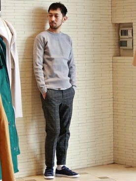 EDIFICE OFFICIALさん（メンズ・177cm）の春コーディネート