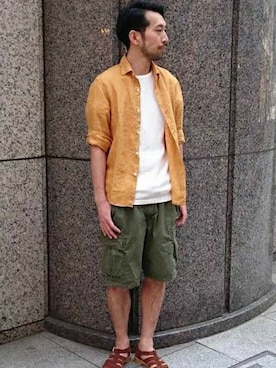 EDIFICE OFFICIALさん（メンズ・177cm）の春コーディネート