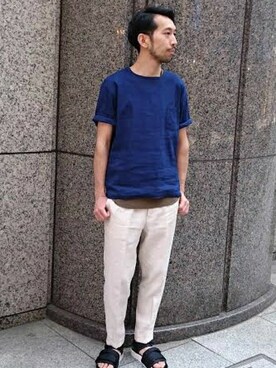 EDIFICE OFFICIALさん(メンズ・177cm)の春コーディネート
