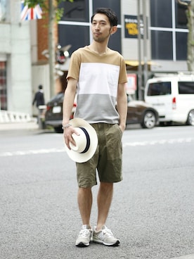 EDIFICE OFFICIALさん（メンズ・177cm）の春コーディネート