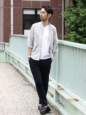EDIFICE OFFICIALさん（メンズ・177cm）の春コーディネート