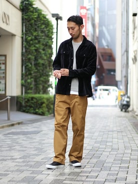 EDIFICE OFFICIALさん（メンズ・177cm）の秋コーディネート