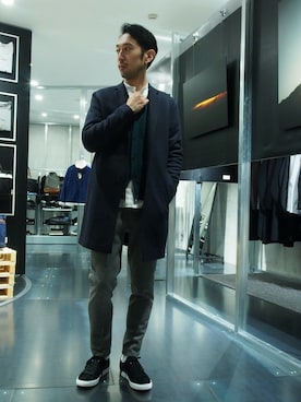 EDIFICE OFFICIALさん（メンズ・177cm）の秋コーディネート