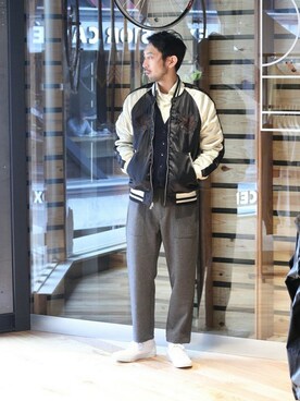 EDIFICE OFFICIALさん（メンズ・177cm）の秋コーディネート