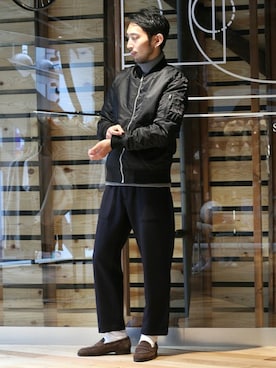 EDIFICE OFFICIALさん（メンズ・177cm）の秋コーディネート