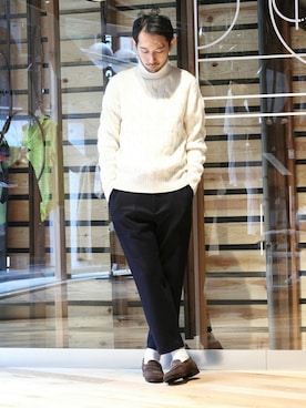 EDIFICE OFFICIALさん（メンズ・177cm）の秋コーディネート