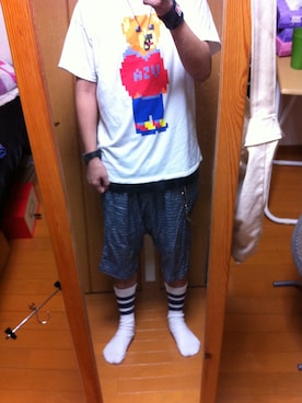 「BEN DAVIS（ベンデイビス）のアイテム（アクセサリー）」を使った、ちゃぺさん（メンズ・170cm）の夏コーディネート