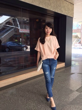 「A dress a day（ア　ドレス　ア　デイ）のアイテム」を使った、togetherさん（レディース・163cm）の春コーディネート