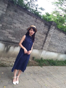 「A dress a day（ア　ドレス　ア　デイ）のアイテム」を使った、togetherさん（レディース・163cm）の春コーディネート