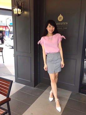 「A dress a day（ア　ドレス　ア　デイ）のアイテム」を使った、togetherさん（レディース・163cm）の春コーディネート