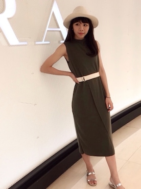 「A dress a day（ア　ドレス　ア　デイ）のアイテム」を使った、togetherさん（レディース・163cm）の夏コーディネート