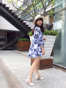「A dress a day（ア　ドレス　ア　デイ）のアイテム」を使った、togetherさん（レディース・163cm）の夏コーディネート