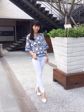 「A dress a day（ア　ドレス　ア　デイ）のアイテム」を使った、togetherさん（レディース・163cm）の夏コーディネート