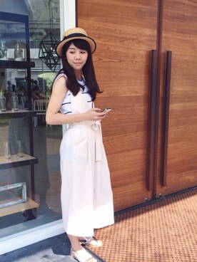 「A dress a day（ア　ドレス　ア　デイ）のアイテム」を使った、togetherさん（レディース・163cm）の夏コーディネート
